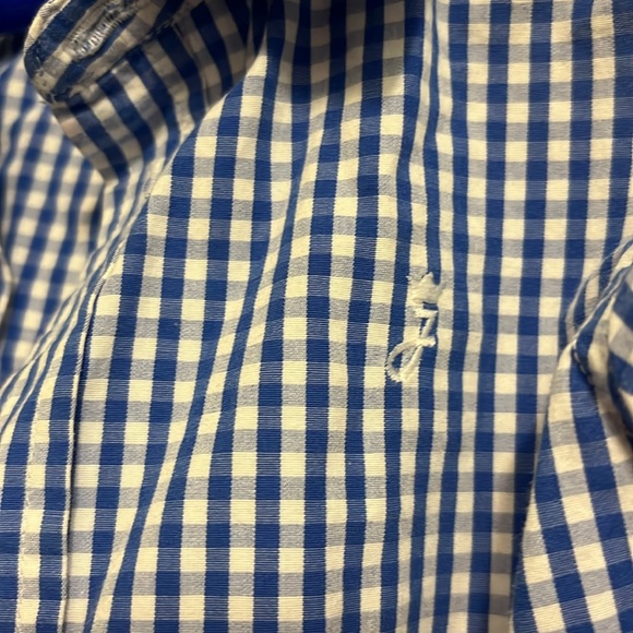 Jacadi boy’s gingham button down shirt 4 - Picture 3 of 4